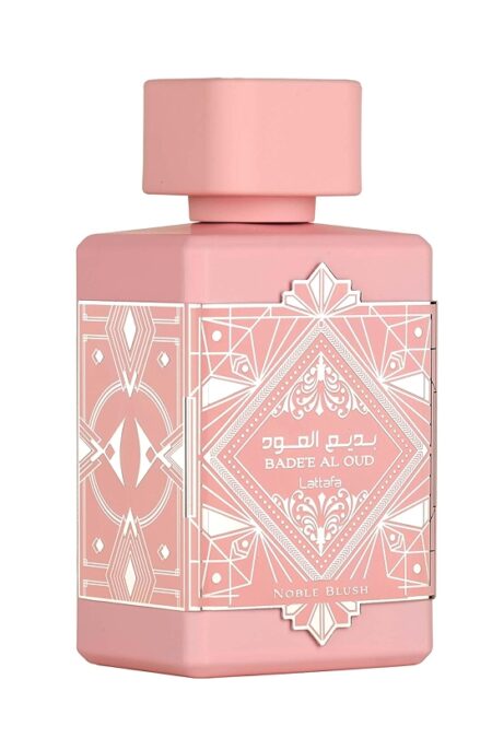Lattafa Bade'e Al Oud Noble Blush for Unisex Eau de parfum Spray, 3.4 Ounce / 100 Ml